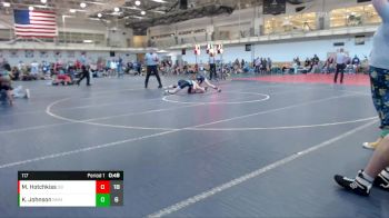 117 lbs Placement (4 Team) - Kyla Johnson, Big Money Movin vs Mia Hotchkiss, Ohio Blue