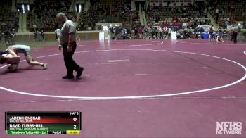 195 lbs Cons. Round 1 - David Tubbs-Hill, Prattville Christian Academy vs Jaden Henegar, Walter Wellborn
