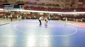 100 lbs Champ. Round 1 - Lisette Kofoed, Eagle vs Ryleigh Slocum, Borah