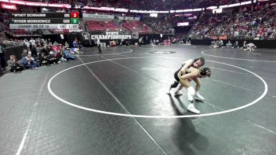 106 lbs Champ. Rd Of 16 - Ryker Moskiewicz, Cadott vs Wyatt Schramm, Riverdale