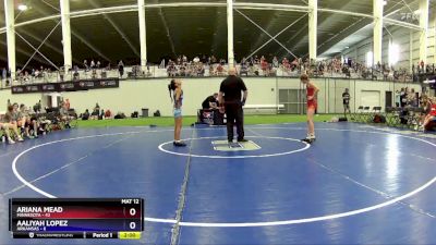 93 lbs Round 3 (6 Team) - Ariana Mead, Minnesota vs Aaliyah Lopez, Arkansas