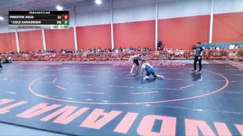 149 lbs Quarterfinal - Cole Karasinski, Cornerstone vs Preston Auld, Cleary University