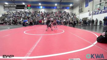 45 lbs Semifinal - Mereck Malone, Bartlesville Wrestling Club vs Kane Coombes, Wyandotte Youth Wrestling
