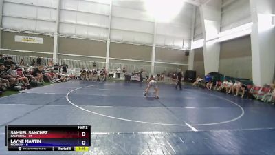 106 lbs Semis & 1st Wrestleback (8 Team) - Samuel Sanchez, California vs Layne Martin, Michigan