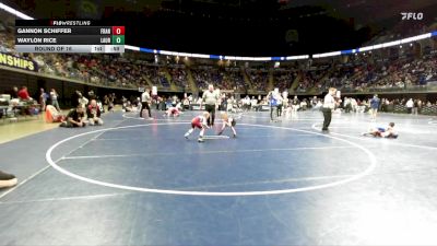 48 lbs Round Of 16 - Gannon Schiffer, Frankin vs Waylon Rice, Laurel Highlands