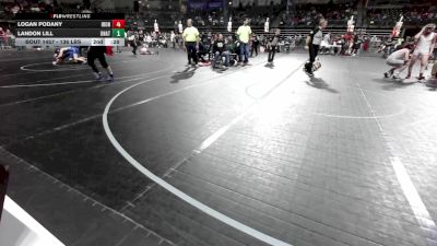 136 lbs 3rd Place - Logan Podany, Iron Horse vs Landon Lill, Unattached