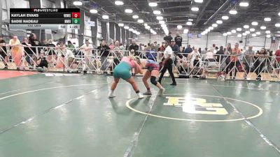 152 lbs Rr Rnd 2 - Kaylah Evans, Valebound Wrestling Club - HSG vs Sadie Nadeau, MetroWest United Pink - HSG