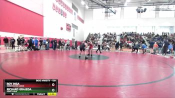 150 lbs Champ. Round 1 - Roy Inga, Sweetwater Union vs Richard Grajeda, Point Loma