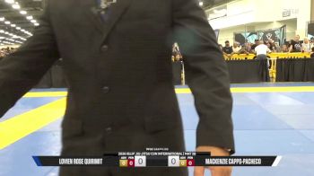 Lovien Rose Quirimit vs Mackenzie Capps-Pacheco 2026 IBJJF Jiu-Jitsu CON International