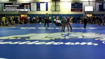 Girls 132 lbs 5th Place Match - Raelynn Rocco, St. Martin High School Girls vs BettiRose Fajardo, Baldwin County