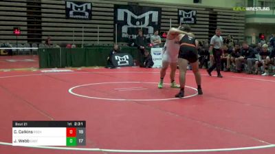 285 lbs Round Of 16 - Connor Calkins, Rochester Institute Of Tecnology vs Jesse Webb, Castleton