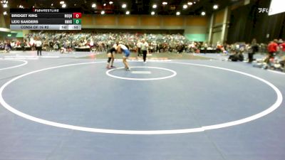 155 lbs Consi Of 16 #2 - Bridget King, McQueen vs Lexi Sanders, Rocky Mountain