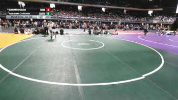 5A 138 lbs Cons. Round 1 - Striker Caporin, Frisco Lone Star vs Ethan Moran, Mission Sharyland Pioneer