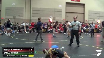 49 lbs Round 4 (10 Team) - Kinsley Kothenbutel, POWA vs Camilia Ramirez, Ragin Raisins WC