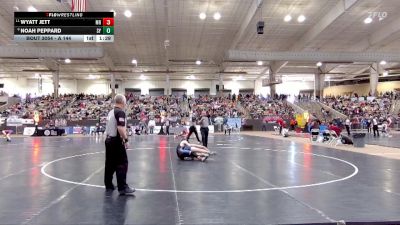 A 144 lbs Champ. Round 1 - Wyatt Jett, Marshall Co. High School vs Noah Peppard, Sycamore High School