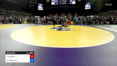 112 lbs Round Of 64 - Ysabela Vargas, NY vs Samiyah Rahming, PA