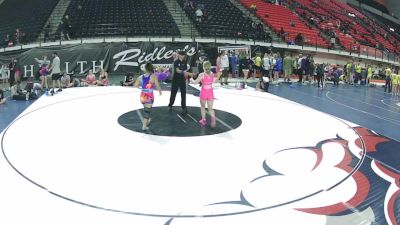 110 lbs Hayley Petersen, Montana Banditry HS Girls vs Yazmin Nevarez, Oklahoma 2 HS Girls