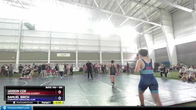 165 lbs Round 3 - Jaxson Cox, Sanderson Wrestling Academy vs Samuel Birch, Champions Wrestling Club