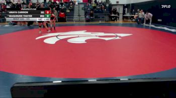 105 lbs Semifinal - Amaya Carrion, Shelton (Girls) vs Maquinzee Thayer, Winlock (Girls)