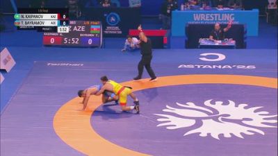 74 kg 1/8 Final - Nurkozha Kaipanov, Kazakhstan vs Turan Bayramov, Azerbaijan