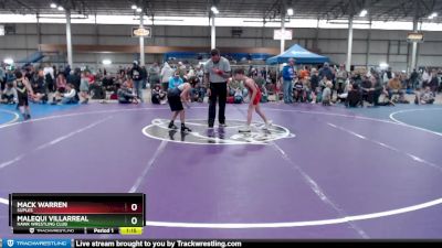 80A Champ. Round 1 - Malequi Villarreal, Hawk Wrestling Club vs Mack Warren, Suples