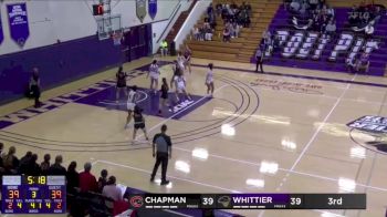 Replay: Chapman vs Whittier | Feb 12 @ 7 PM