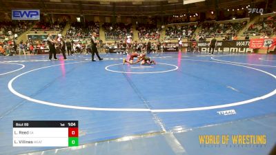 90 lbs Quarterfinal - Landon Reed, Combat Athletics vs Landon Villines, Weatherford Youth Wrestling