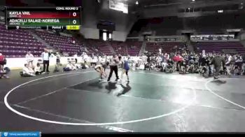 W-117 lbs 2nd Wrestleback (16 Team) - Kayla Vail, Idaho vs Adacelli Salaiz-Noriega, Arizona