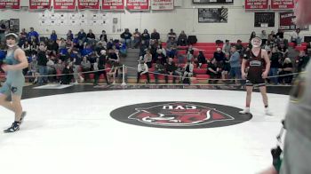 150 lbs Quarterfinal - Isayah Isham, Mt. Abraham vs Davis Cederholm, South Burlington