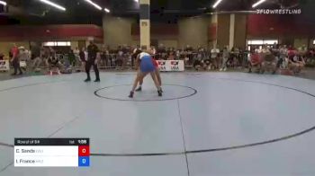 61 kg Round Of 64 - Ce'Ariah Sands, California vs Isis France, Arizona Girls Wrestling