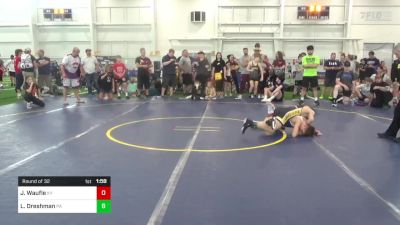 102-S Mats 1-5 3:00pm lbs Round Of 32 - Josh Waufle, KY vs Lee Dreshman, PA