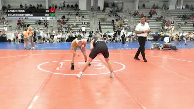 126 lbs Round Of 64 - Case Bridge, Indiana Outlaws Black - HSB vs Colin Broxterman, Southern Roots - HSB