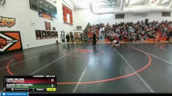 126 A & B Champ. Round 1 - Lane Delzer, Cody Middle School vs Kaden Matthiesen, Worland Middle School
