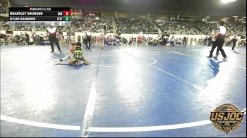 73 lbs Semifinal - Brantley Brunger, Raw Wrestling Club vs Kylin Sanders, Standfast