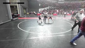 110 lbs Cons. Round 2 - Evan Dietschweiler, Aviators Wrestling vs Ryan DeMars, Laona/Wabeno Rebels