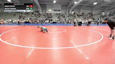 106 lbs Rr Rnd 2 - Derik Kiefer, Team Shutt Bowman (TSB) vs Micah Vargas, Midwest RTC