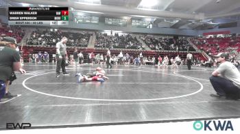 49 lbs Consi Of 16 #2 - Augustus Mccann, N/A vs Jaxen Henderson, Beggs Youth Wrestling Program