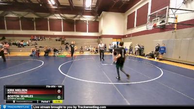 108 lbs Quarterfinal - Boston Searles, Olympus-Skyline vs Kirk Nielsen, Box Elder Stingers