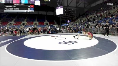130 lbs Champ. Rd Of 64 - Lana Nguyen, CA vs Madison Watts, WA