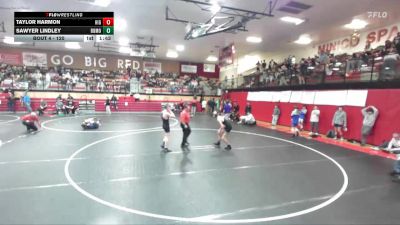 120 lbs Champ. Round 1 - Sawyer Lindley, Rocky Mountain vs Taylor Harmon, Highland