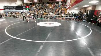 144 lbs Champ. Round 2 - Clayton Sawyer, Mountain View vs Rylee Browen, Thunder Basin