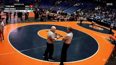 120 lbs 3rd Place Match - Lydia King, Geneseo vs Emma Engels, Bartlett