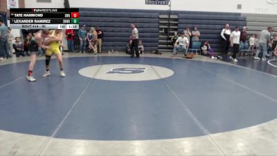90 lbs Quarterfinal - Lexander Ramirez, 208 Badgers Wrestling Club vs Tate Hammond, Sublime Wrestling Academy