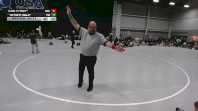 80 lbs Cons. Rd Of 16 - Beckett Golay, Proving Grounds Wrestling vs Talin Novotny, Hawks Wrestling Club (Lincoln)