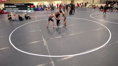 14U - 115 lbs Champ. Round 1 - Blake Voight, CP Takedown Club vs Adler Ollman, Anoka Youth Wrestling