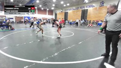 138 lbs Champ. Round 2 - Phoenix Leyva, Lincoln (Stockton) vs Alek Sanchez, Northview