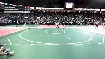 85 lbs Champ. Round 1 - Emmett Blommel, LOU1 vs Bayden Davis, WAD1