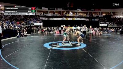 4A 127 lbs Champ. Round 1 - Trenton Hall, Ruidoso vs Gavin Everett, Moriarty