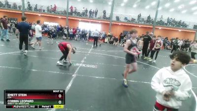 105 lbs Quarterfinal - Corbin Leopard, Ninety Six Wrestling vs Emett Stein, C2X