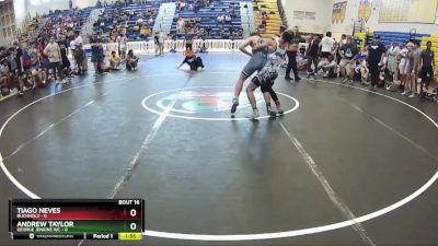 120 lbs Quarters & Wb (16 Team) - Andrew Taylor, George Jenkins WC vs Tiago Neves, Buchholz